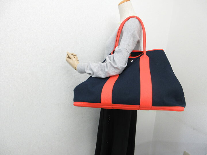 楽天市場】HERMES(エルメス) ガーデンパーティ49 GM トート バッグ 