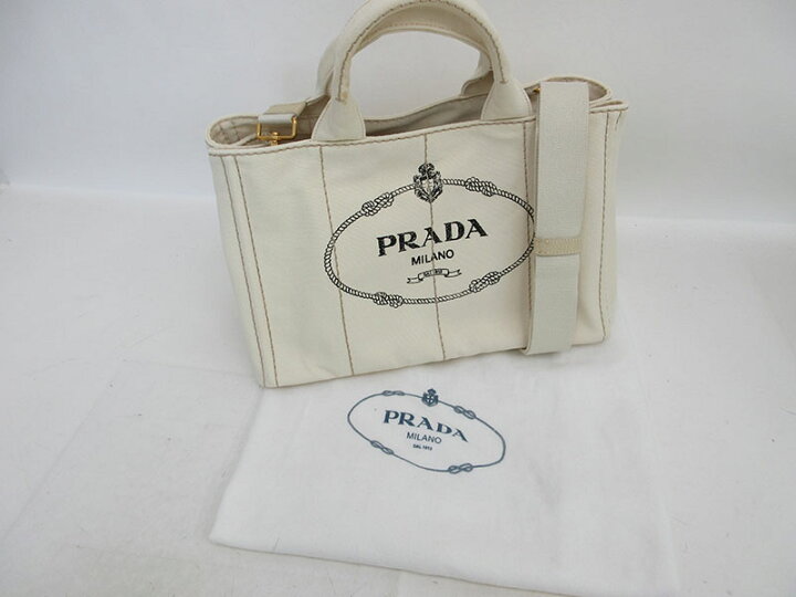 楽天市場】PRADA(プラダ) カナパ 2WAY/トート ショルダー バッグ 