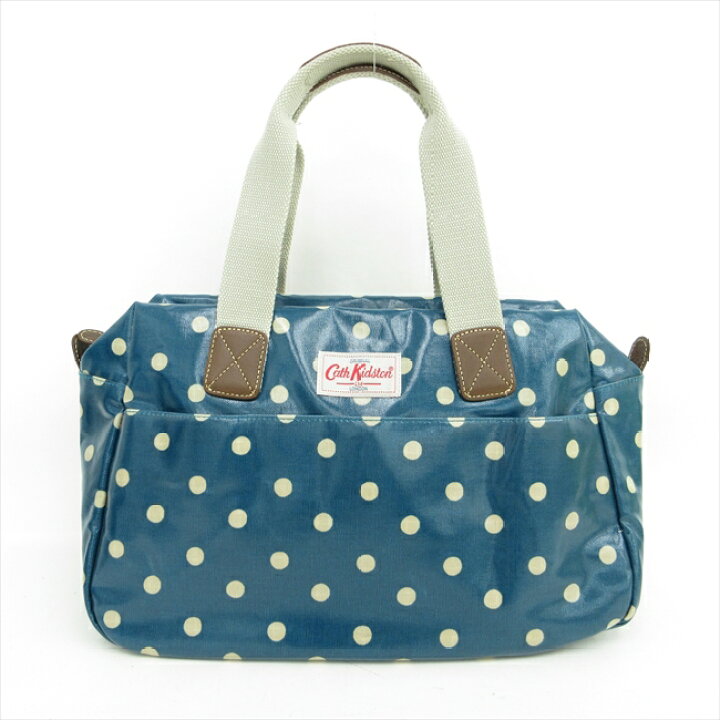 楽天市場】Cath Kidston(キャスキッドソン) 水玉 トート バッグ 青緑系 