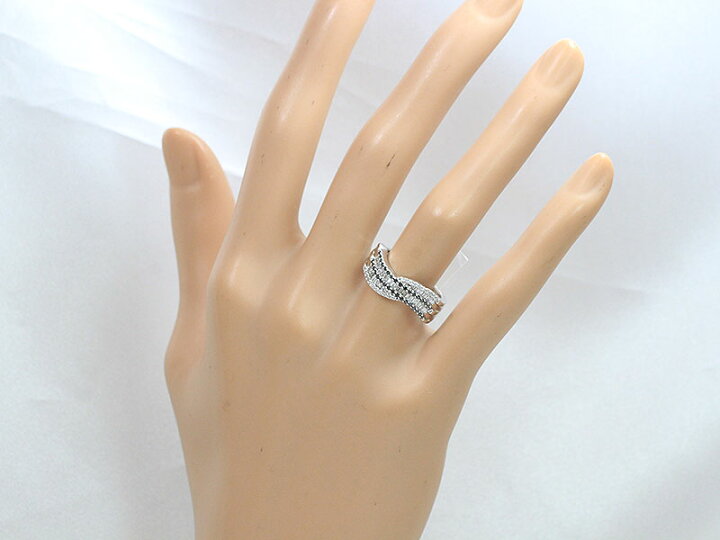 楽天市場】ダイヤモンド/ブラックダイヤモンド 計0.50ct リング 12号  