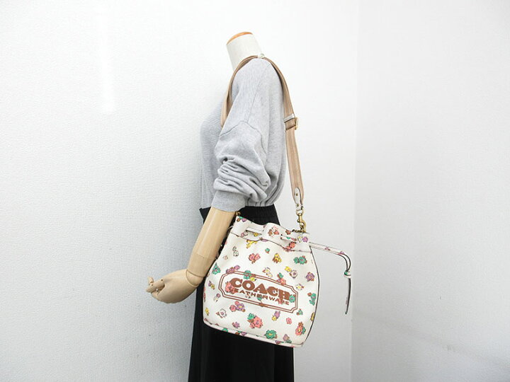 楽天市場】COACH(コーチ) フィールドバケットフラワー 2WAYバッグ 