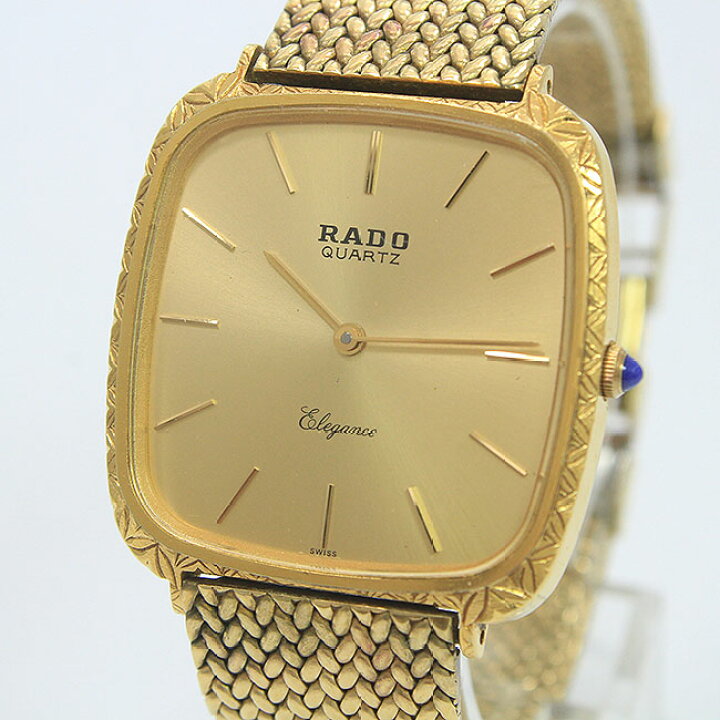 楽天市場】RADO(ラドー) エレガンス ゴールド GP クォーツ 