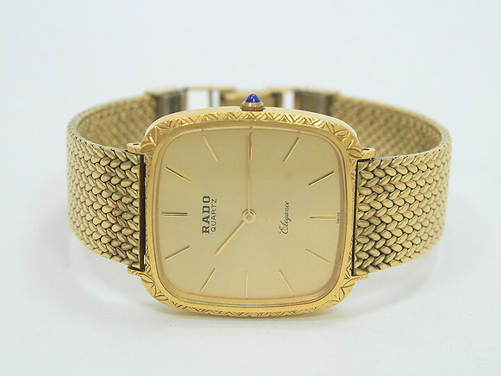 楽天市場】RADO(ラドー) エレガンス ゴールド GP クォーツ 