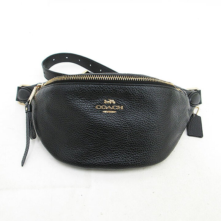 楽天市場】COACH(コーチ) ウエストポーチ バッグ F48738 黒 ブラック  
