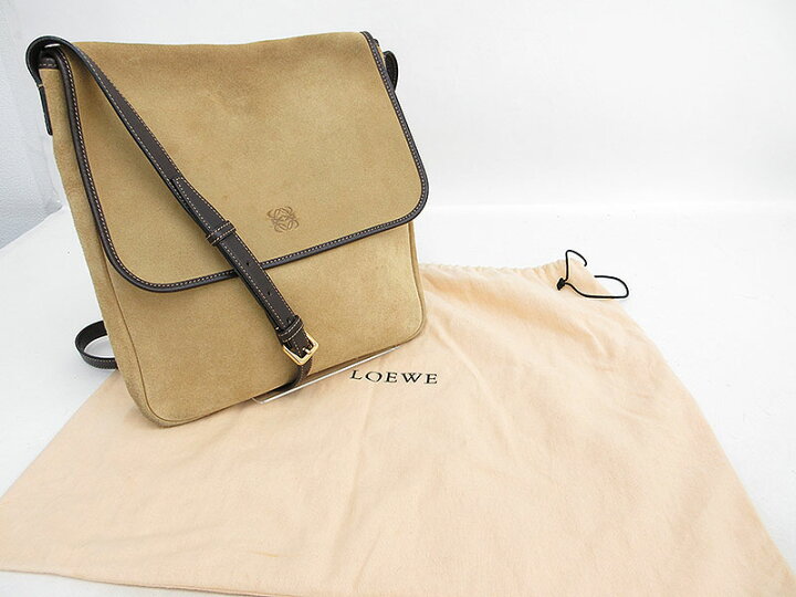 楽天市場】LOEWE(ロエベ) ロングショルダーバッグ 斜め掛け ベージュ 