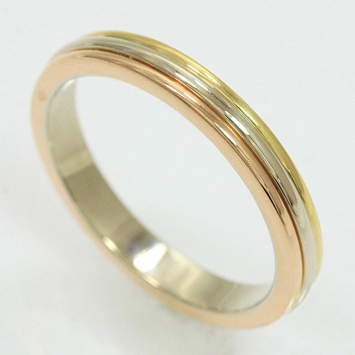 楽天市場】Cartier(カルティエ) トリニティリング スリーカラー 11号  
