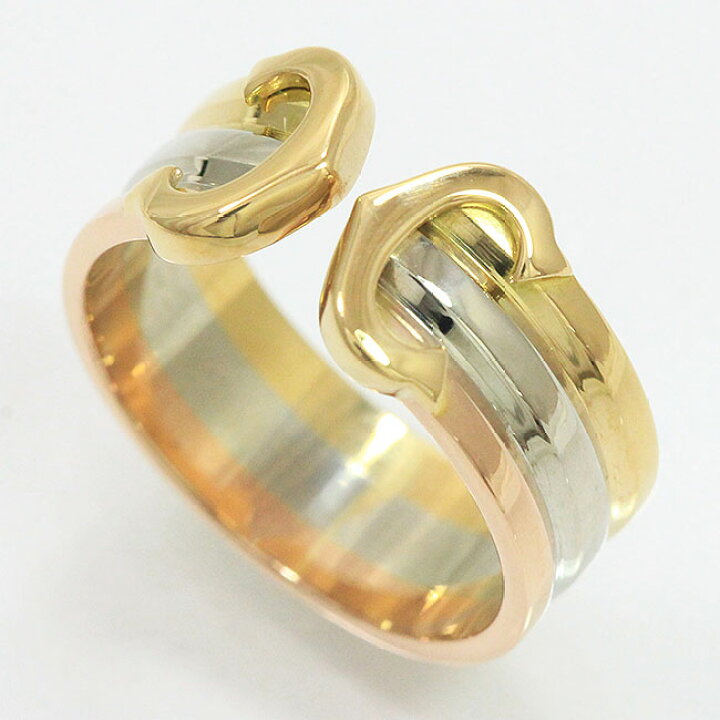 楽天市場】Cartier(カルティエ) 2Cリング スリーカラー ピンキー 2号 