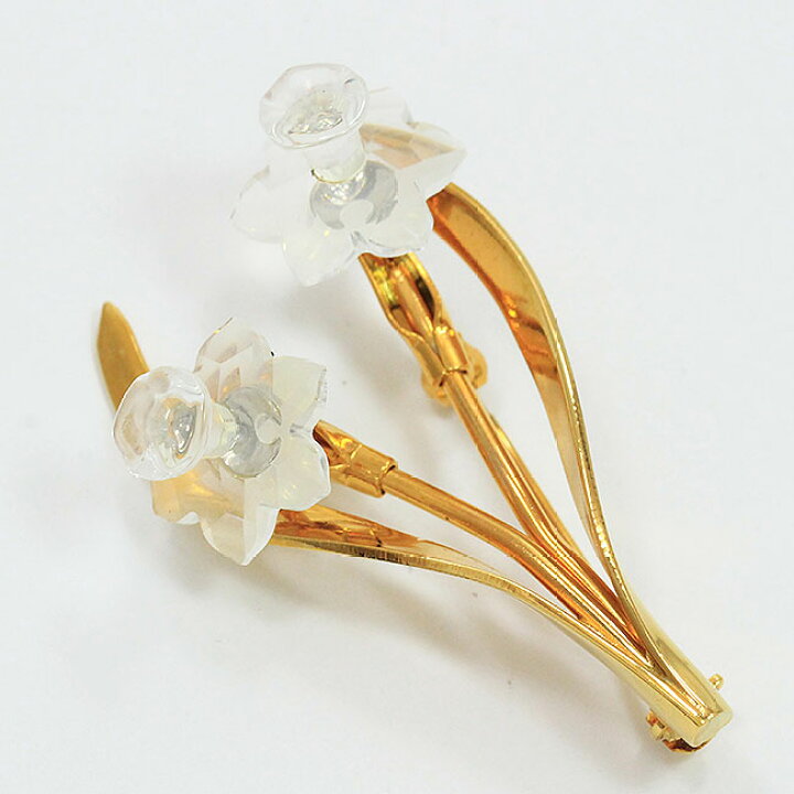 楽天市場】SWAROVSKI(スワロフスキー) ブローチ 花 フラワー 