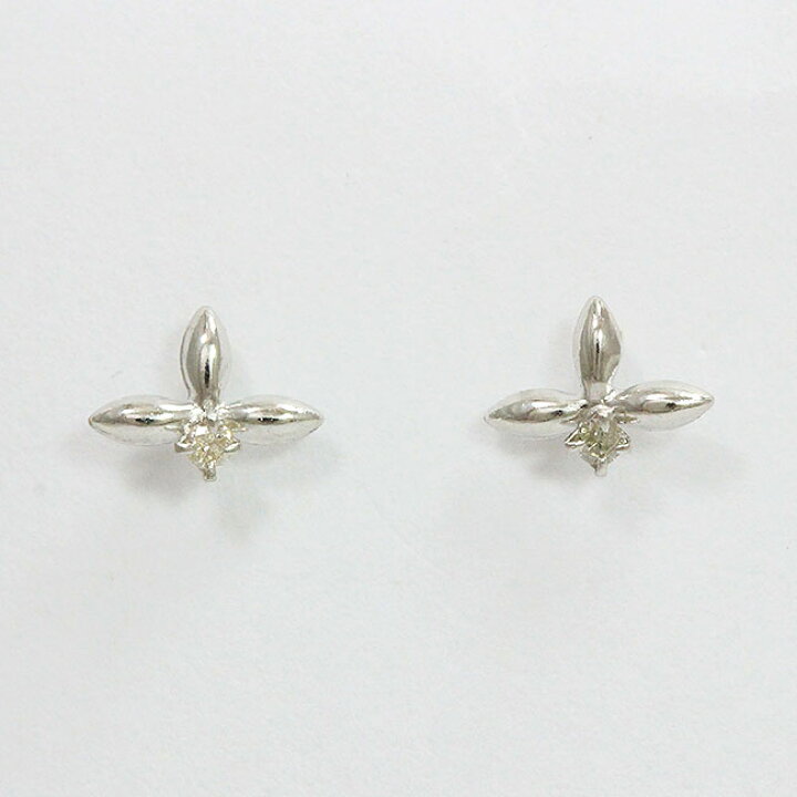 楽天市場】 ダイヤモンド 各0.01ct ピアス 14金ホワイトゴールド(K14WG  