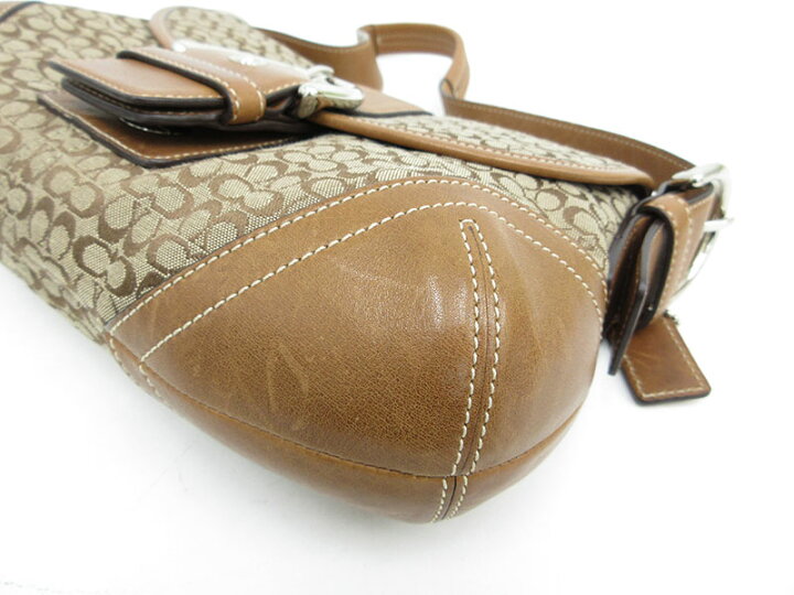 楽天市場】COACH(コーチ) ミニシグネチャー ワンショルダーバッグ 6818