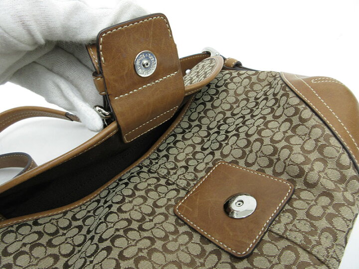 楽天市場】COACH(コーチ) ミニシグネチャー ワンショルダーバッグ 6818 