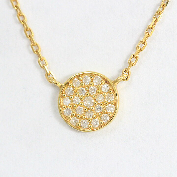 楽天市場】agete(アガット) ネックレス ダイヤモンド 計0.04ct 18金 
