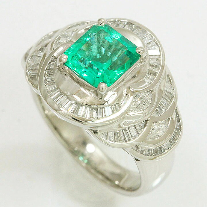 楽天市場】リング エメラルド 1.61ct/ダイヤモンド 計0.78ct 12.5号  