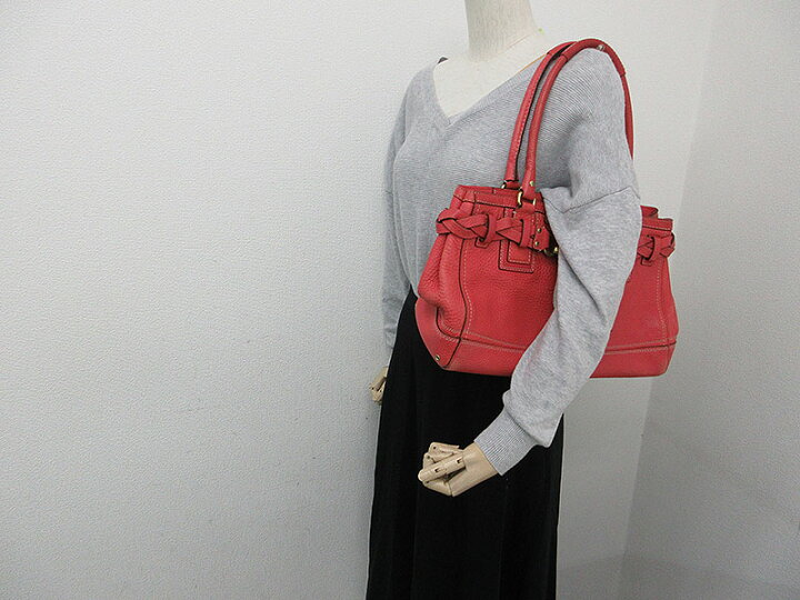 楽天市場】COACH(コーチ) ショルダー トート バッグ 10529 ピンク  