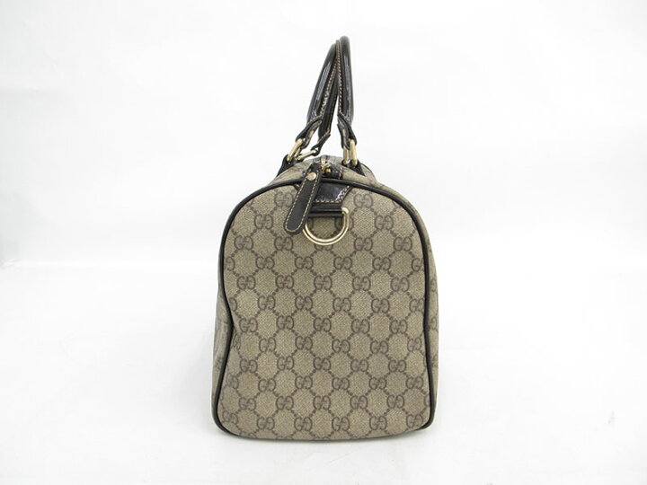 楽天市場】GUCCI(グッチ) GGスプリーム ボストンバッグ 193603 茶 