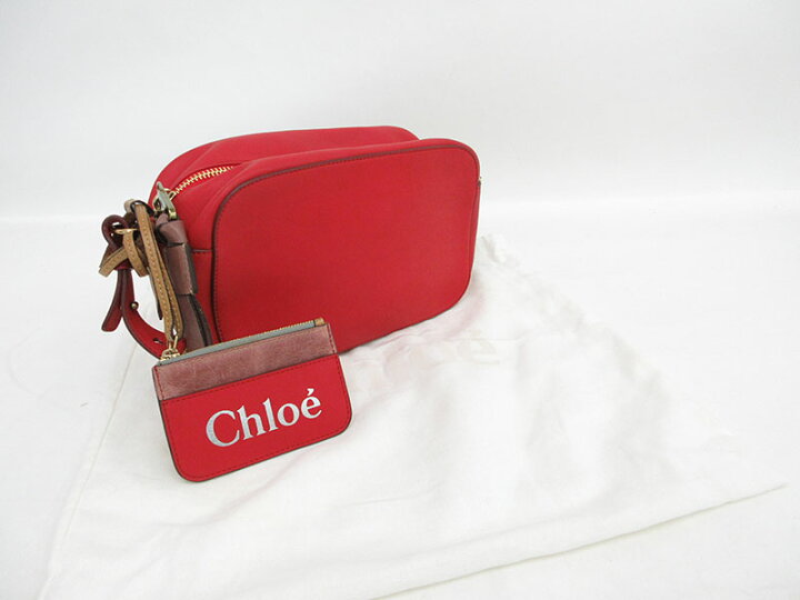 楽天市場】chloe(クロエ) サム ロングショルダーバッグ 斜め掛け 赤 