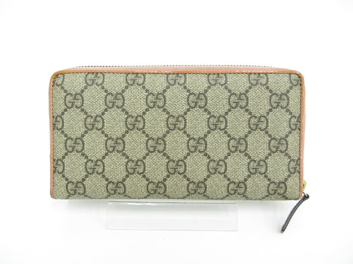 楽天市場】GUCCI(グッチ) GGスプリーム リボン ラウンドファスナー 長 