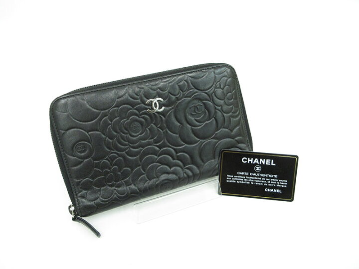 楽天市場】CHANEL(シャネル) カメリア オーガナイザージッピー長財布 