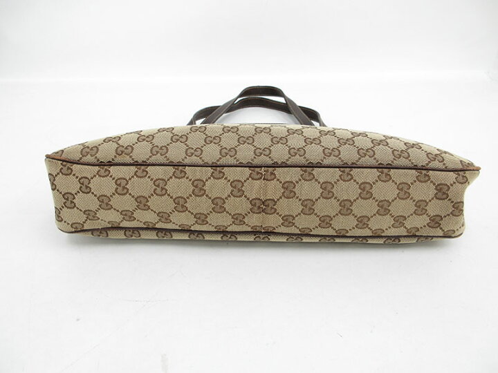 楽天市場】GUCCI(グッチ) GG柄 トートバッグ 163288 茶 ブラウン  