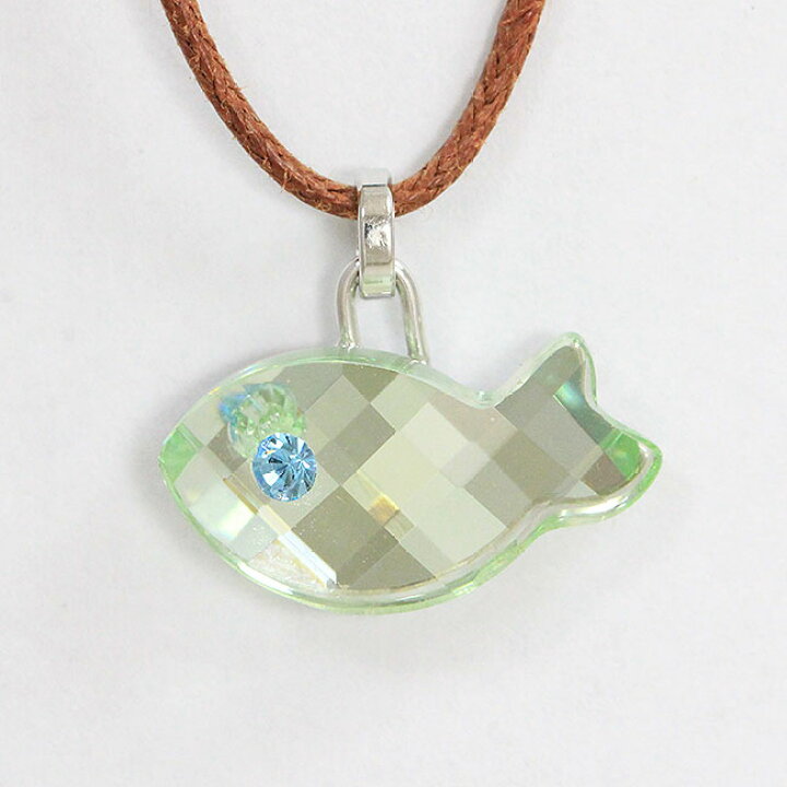 楽天市場】SWAROVSKI(スワロフスキー) ネックレス 薄緑 グリーン 