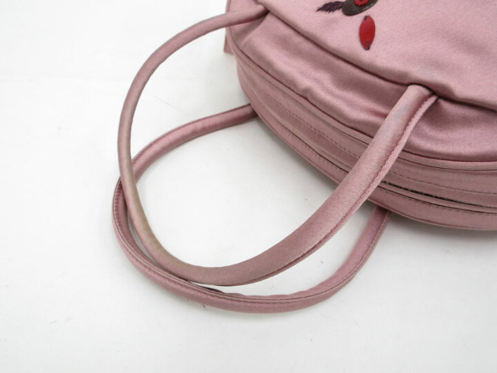 楽天市場】PRADA(プラダ) ミニバッグ ハンド B11063 ピンク系 サテン 