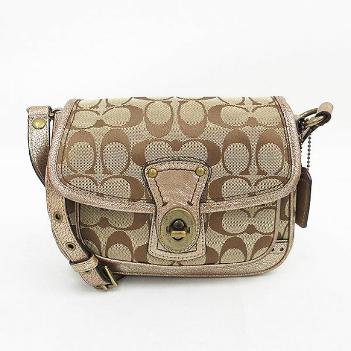楽天市場】COACH(コーチ) シグネチャー ロングショルダーバッグ 斜め 