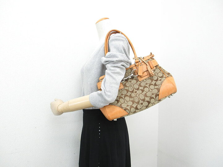 楽天市場】COACH(コーチ) シグネチャー トートバッグ 10245 ベージュ 