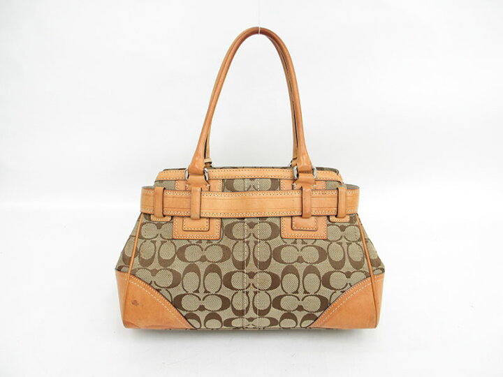 楽天市場】COACH(コーチ) シグネチャー トートバッグ 10245 ベージュ 