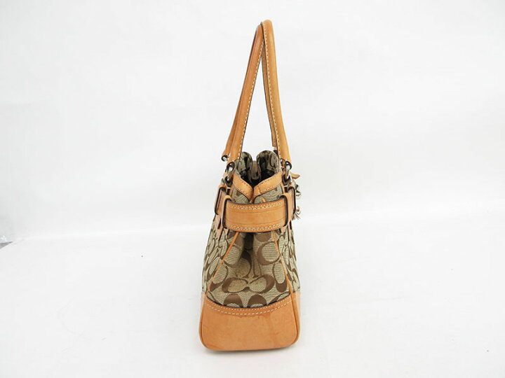 楽天市場】COACH(コーチ) シグネチャー トートバッグ 10245 ベージュ 