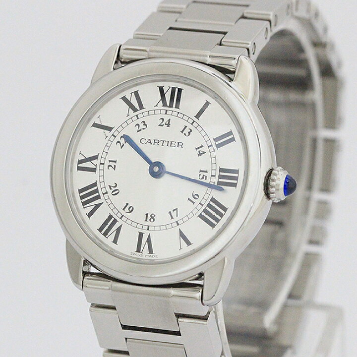楽天市場】Cartier(カルティエ) ロンドソロSM SS クォーツ レディース  