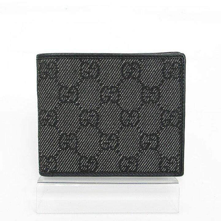 楽天市場】GUCCI(グッチ) GG 二つ折り札入れ 財布 04857 黒 ブラック  