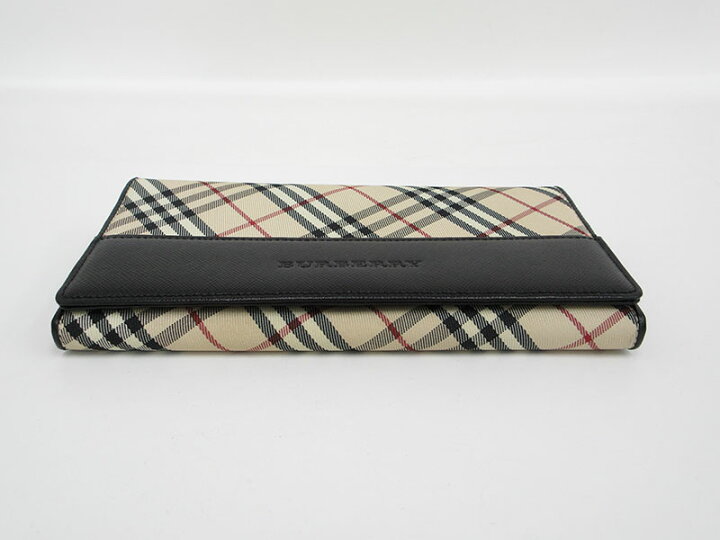 Burberry チェック柄 長財布 ガマ口 楽天市場】【財布】BURBERRY 