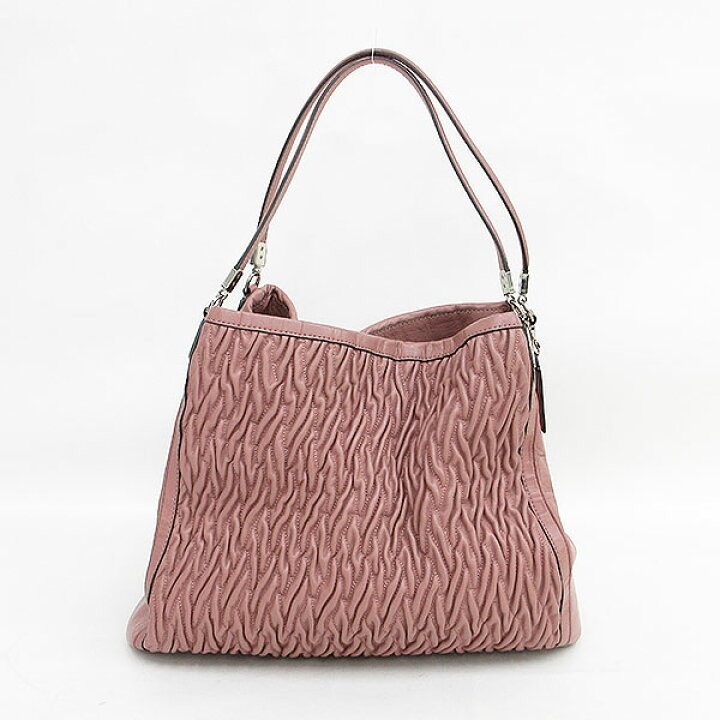 楽天市場】COACH(コーチ) マディソン ギャザー トートバッグ 25627 