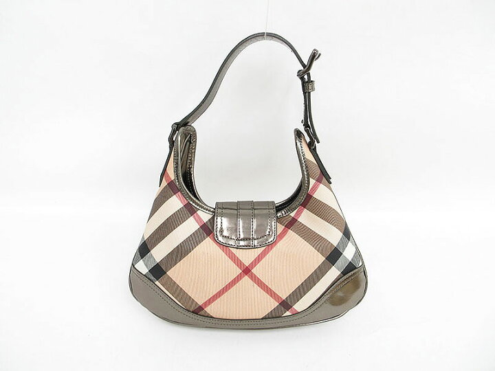 楽天市場】BURBERRY(バーバリー) チェック柄 ワンショルダーバッグ 
