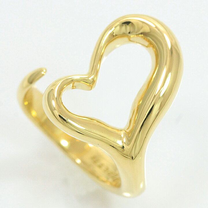 楽天市場】Tiffany&Co.(ティファニー) オープンハート リング 6号 18金 