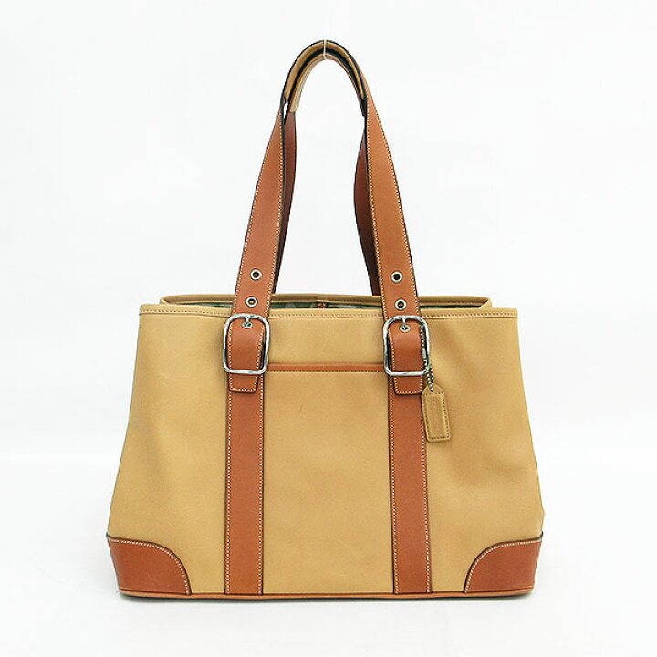 楽天市場】COACH(コーチ) トートバッグ 7582 キャメル レザー 