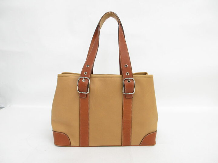 楽天市場】COACH(コーチ) トートバッグ 7582 キャメル レザー 
