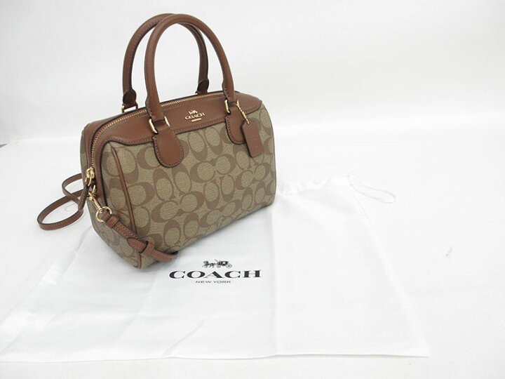 楽天市場】COACH(コーチ) シグネチャー 2WAYバッグ ミニボストン 