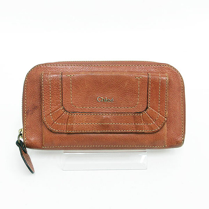 楽天市場】chloe(クロエ) パラティ ラウンドファスナー長財布 茶 