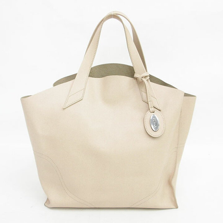 楽天市場】FURLA(フルラ) トートバッグ ハンド ベージュ レザー 