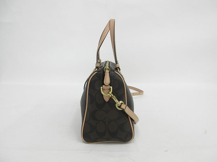 楽天市場】COACH(コーチ) シグネチャー 2WAYバッグ ミニボストンバッグ 