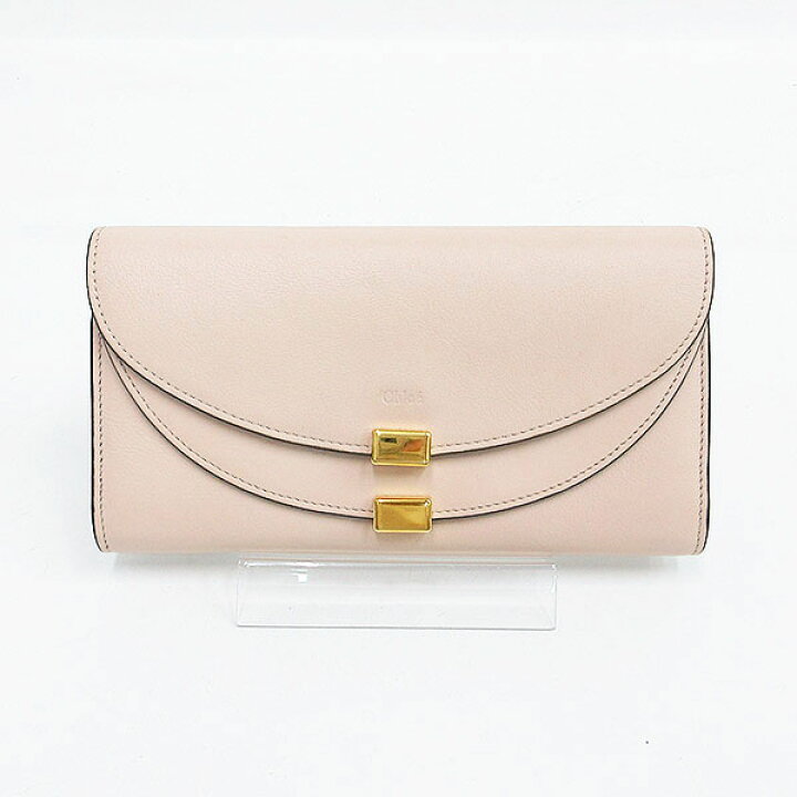 楽天市場】chloe(クロエ) ジョージア フラップ長財布 ベージュ  