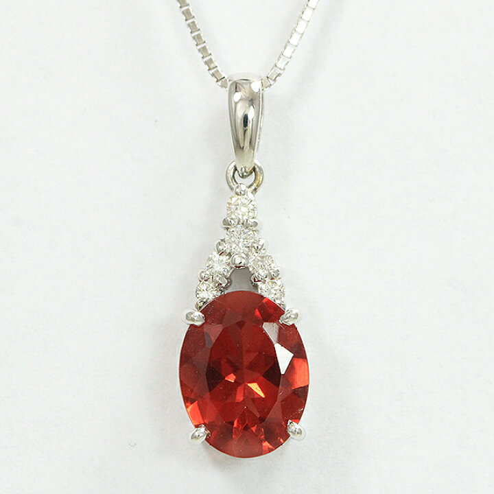楽天市場】アンデシン 1.248ct/ダイヤモンド 計0.077ct ネックレス 18 