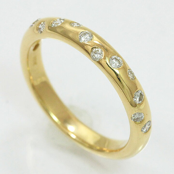 楽天市場】 ダイヤモンド 計0.38ct リング 13号 18金イエローゴールド  