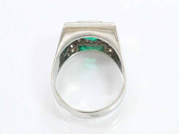 楽天市場】 リング エメラルド 3.0ct/ダイヤモンド 計1.02ct 24号 