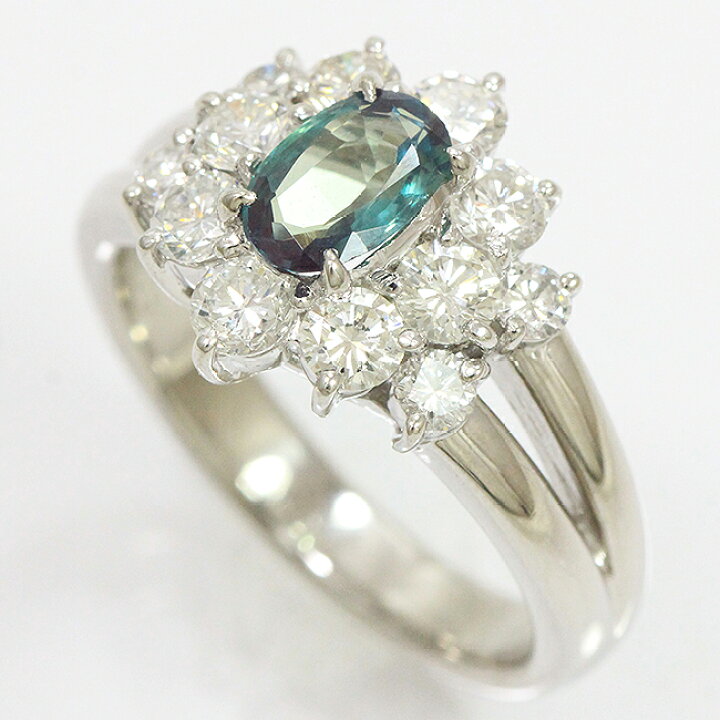 楽天市場】アレキサンドライト 0.69ct/ダイヤモンド 計1.15ct リング  