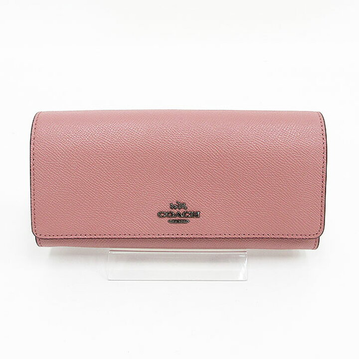 楽天市場】COACH(コーチ) 長財布 パスケース付き 58307 ピンク レザー 