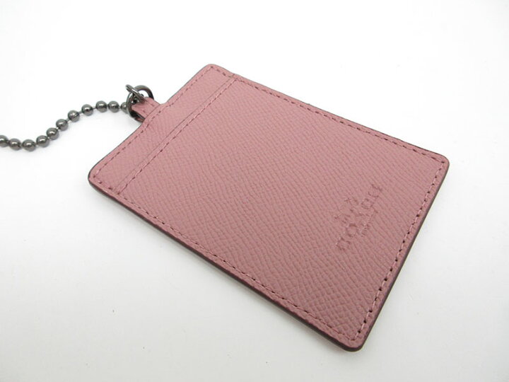 楽天市場】COACH(コーチ) 長財布 パスケース付き 58307 ピンク レザー 