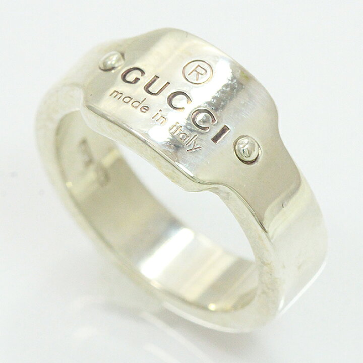 楽天市場】GUCCI(グッチ) リング 9号 シルバー(SV925) 【中古 