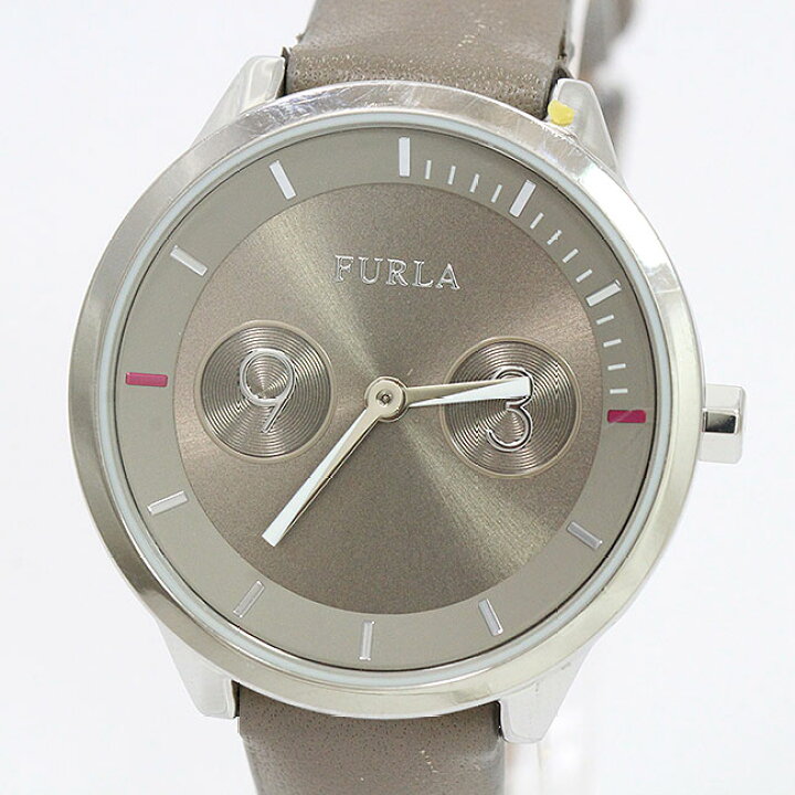 楽天市場】FURLA(フルラ) グレー SS クォーツ レディース 【中古 